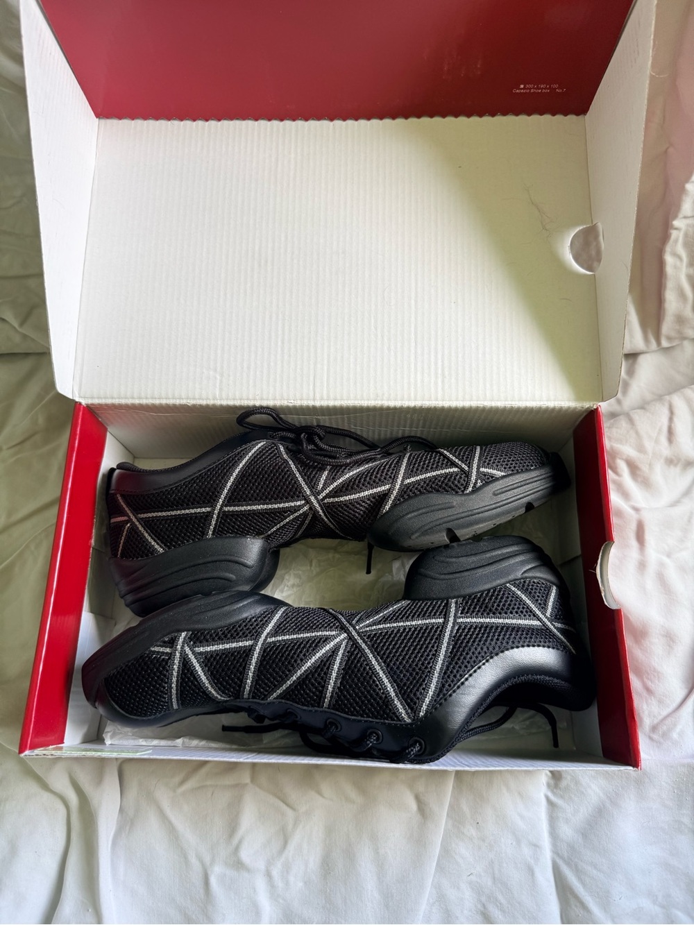 Capezio Black Athletic Dance Sneakers